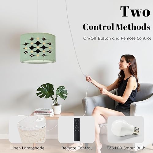 Miniatura 5 de Lámpara colgante enchufable de mediados de siglo, vintage de los años 50, moderna, retro, atómica, geométrica, celosía, estrella, lámpara colgante