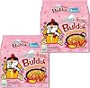 Buldak Noodles Hot Chicken Flavor Ramen 10 Pack (130g each) - Ramen Instant NoodlesExcellent for Snack and Soups (Carbonara)