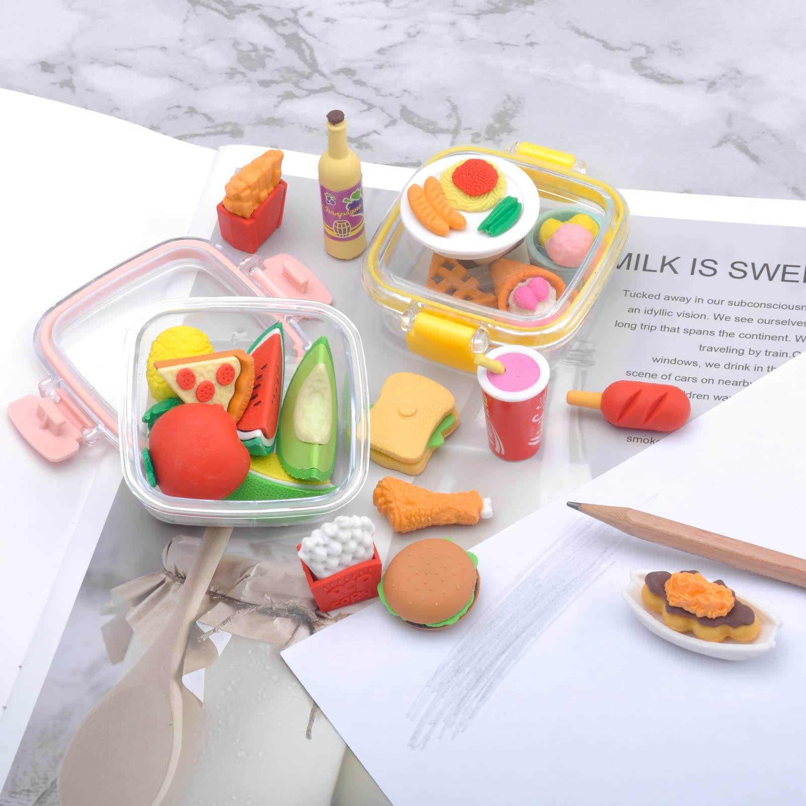 8 Bunte Auto-Radiergummis – Spaßige Bleistiftradierer Für Kinder & Schule (ca. 6 X 3 Cm)