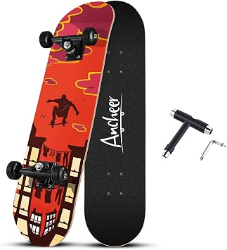 Amazon スケートボード スケボー 31インチ Abec11製ベアリング 95aウィール採用 スケボー コンプリート 大人用 子供用 初心者用 誕生日 プレゼント T字レンチ付き レッド Outcamer スケートボード Amazon スケートボード スケボー 31インチ Abec11製ベアリング 95aウィール採用 スケボー コンプリート 大人用 子供用 初心者用 誕生日 プレゼント T字レンチ付き レッド Outcamer スケートボード