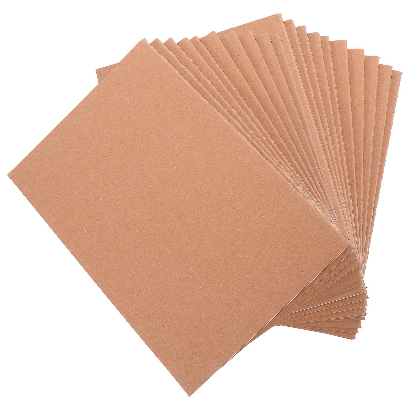 SHERCHPRY 20 Unidades Cuaderno de Papel Kraft Versátil para Dibujo y Escritura 20 Hojas en Blanco sin Líneas Adecuado para Estudiantes y Entusiastas del Journaling en Oficina o Viaje