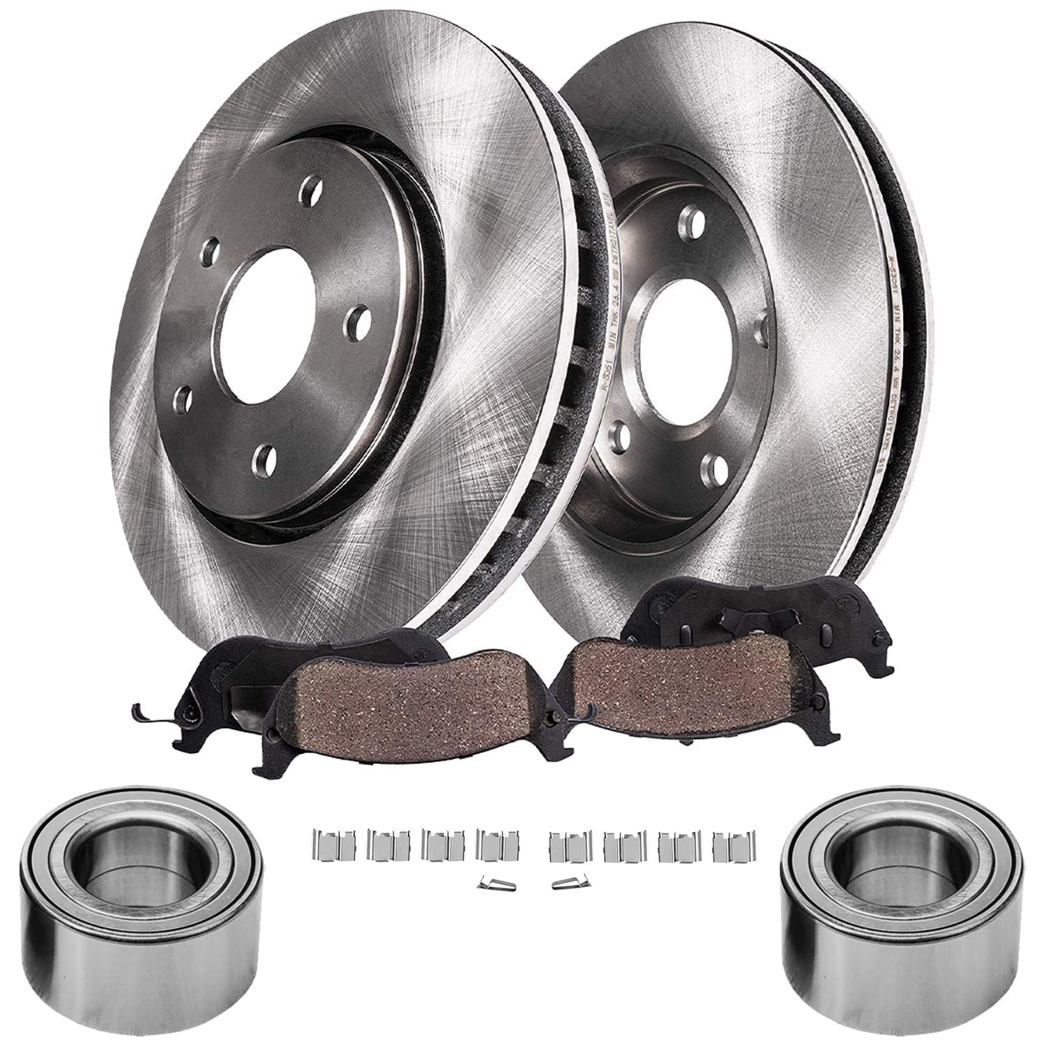 Detroit Axle - Front Brake Kit for 2007-2014 Ford Edge 07-15 Lincoln MKX