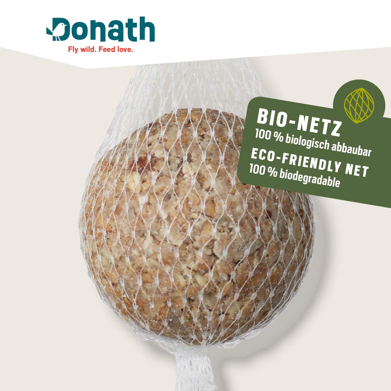 Donath gnocco energetico con insetti per cince BIO 100g cibo per uccelli selvatici