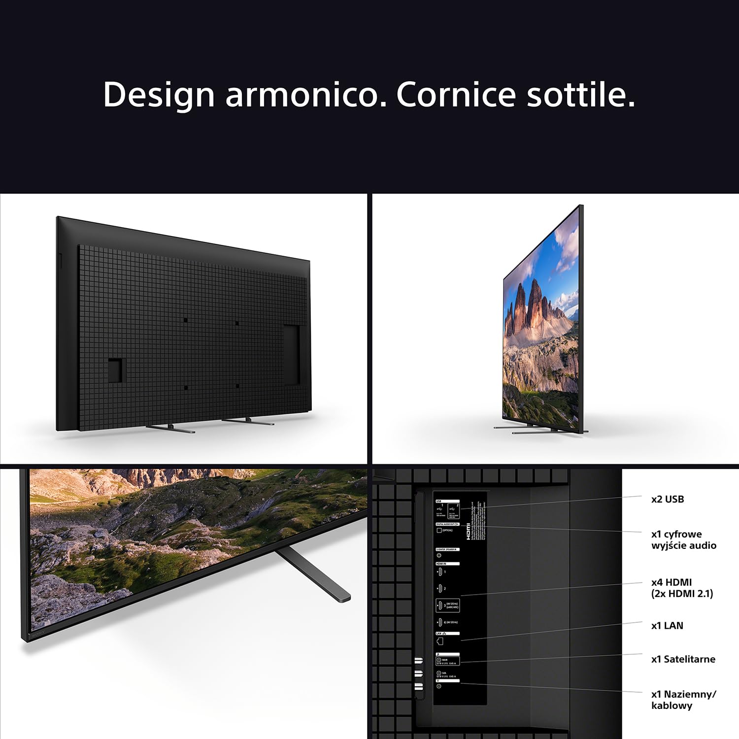 Sony BRAVIA 5 - XR|Mini LED| Processore AI XR | Acoustic Multi-Audio | Dolby Vision/Atmos | IMAX Enhanced | Google TV (2025) |Google Cast| Apple AirPlay 2|Eco Dashboard 2|Menu di gioco 2-98pollici