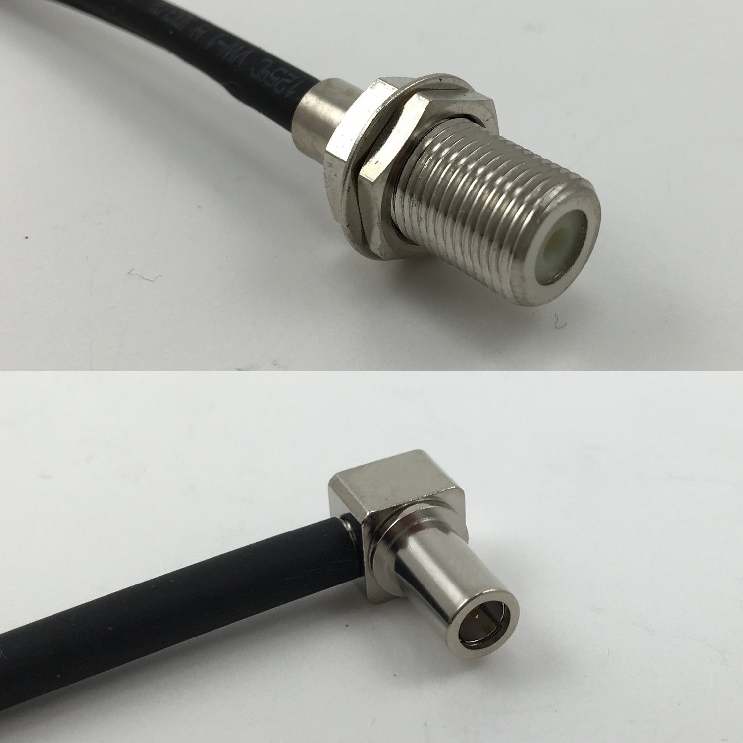 3 feet RG188 F FEMALE to MS147 ANGLE MALE Pigtail Jumper RF coaxial cable 50ohm Quick USA Shipping
