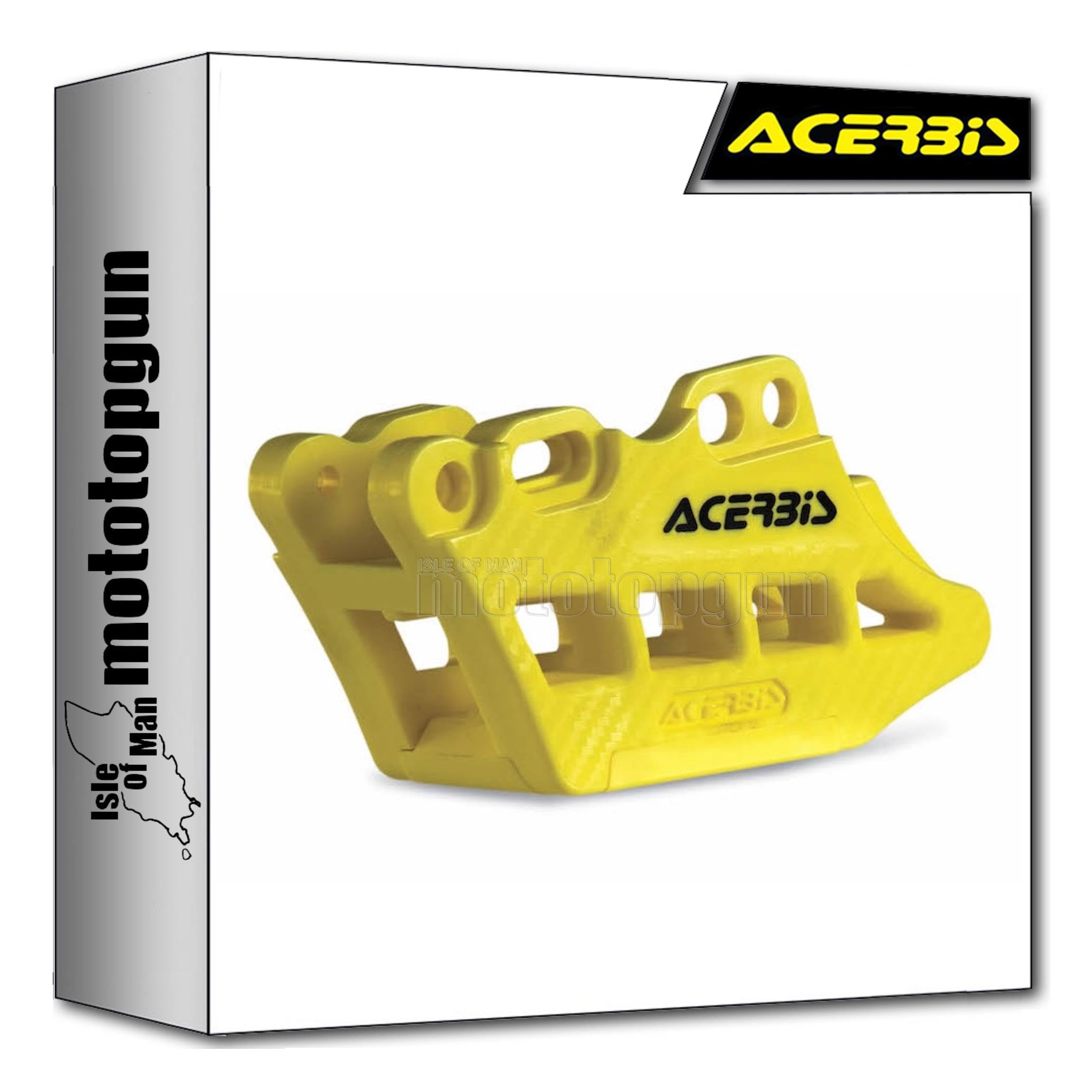 Acerbis Kettenführung 2.0 Gelb kompatibel mit Suzuki RM-Z 250 2008-2020