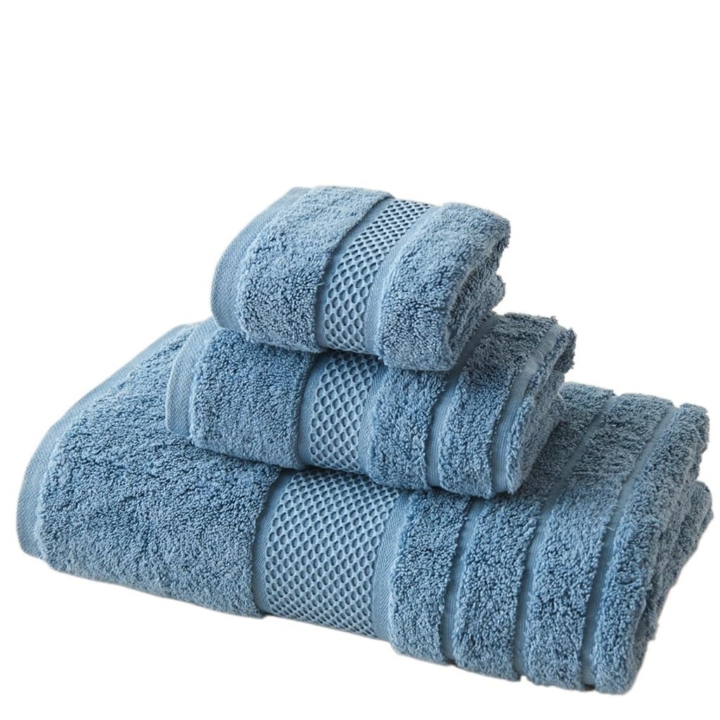 Serviette en coton lot complet de bain visage et mains pour adulte