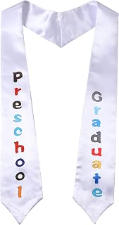 Unisex Preschool Kindergarten Printed Kids Graduation Stole Sash