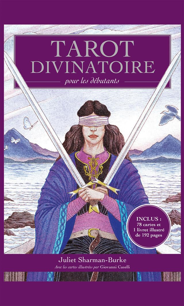 Tarot divinatoire pour débutants, coffret 78 cartes + livret illustré