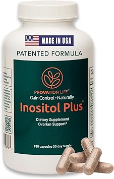 Supplement for Women, 401 Myo-Inositol & D-Chiro Blend with 12 Ingredients, 180 Capsules