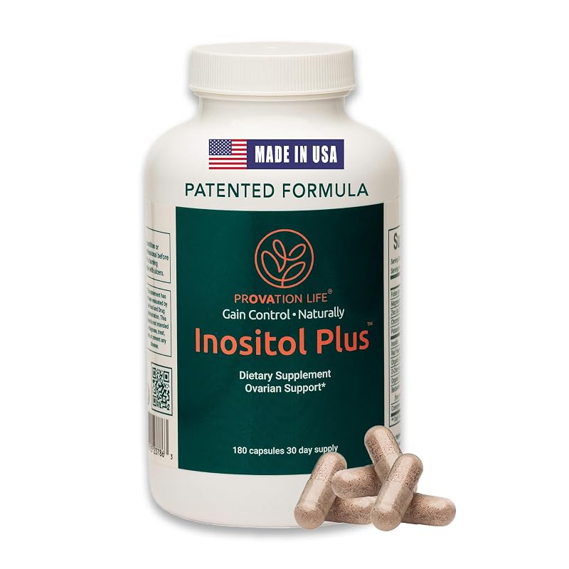Inositol Plus — suplemento para mulheres com mio-inositol e D-quiro-inositol 40:1, 180 cápsulas