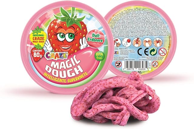 Craze Magic Dough inteligentna plastelina o zapachu plastelina zapachowa dla dzieci, 80 g, 16435, sortowane zapachy, 1 sztuka