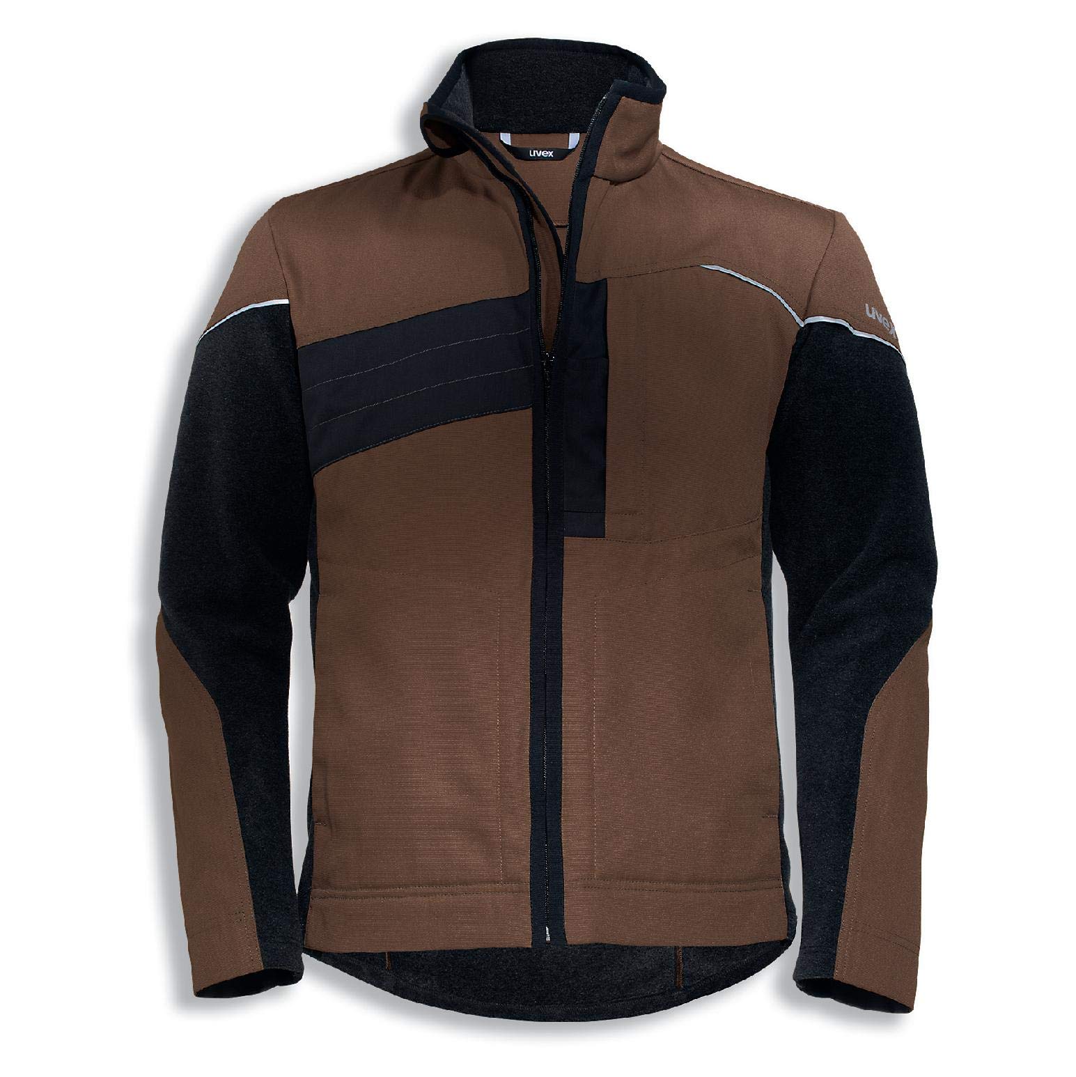 Uvex Perfexxion kurtka robocza – br?zowa kurtka polarowa dla m??czyzn, Kakao, 3XL