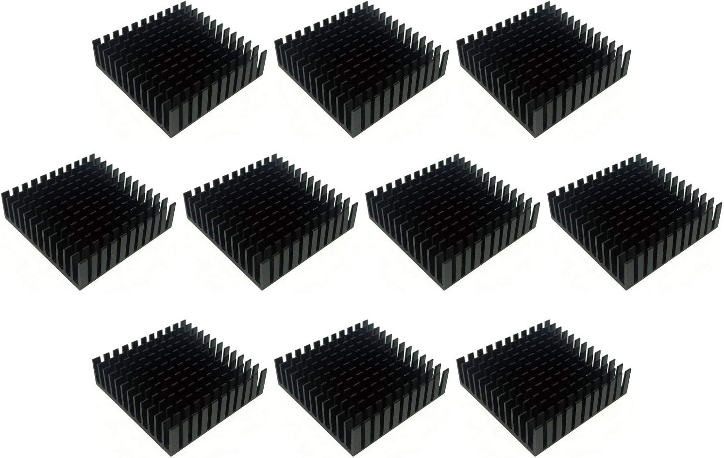 Amazon.com: Easycargo 24pcs 40mm Heatsink 40x40x11mm, Aluminum Cooler ...