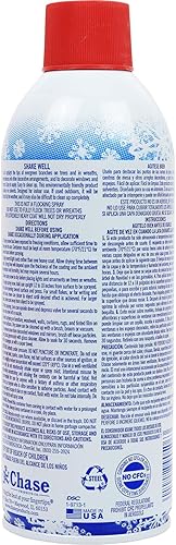 Miniatura 2 de Greenco Aerosol de nieve para decoración de Navidad, espray de nieve artificial para árbol de Navidad, 13 onzas, espray de nieve falso, aerosol de