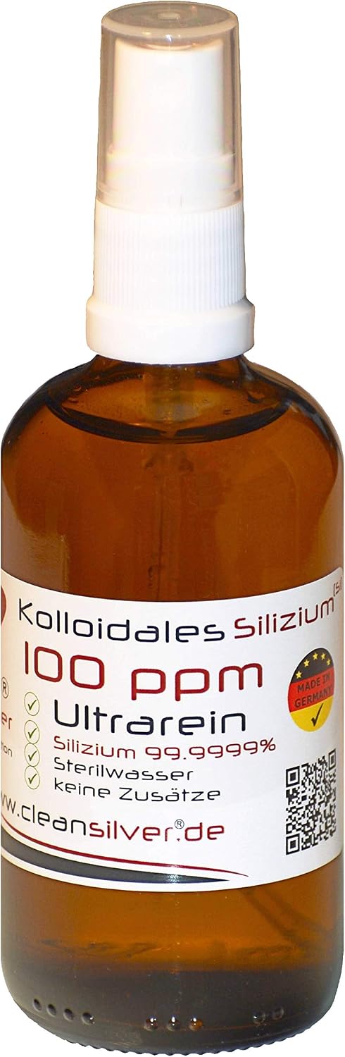 Cleansilver Kolloidales Gold 100 Ppm, 500 Ml – Aus 99,99% Feingold & Sterilem Wasser, Frisch In Deutschland Hergestellt