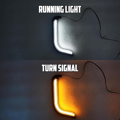 Miniatura 3 de Luces LED de carenado inferior para motocicleta, luz intermitente, luz de circulación para Harley Touring Electra Glide Street Glide Road Glide Tri