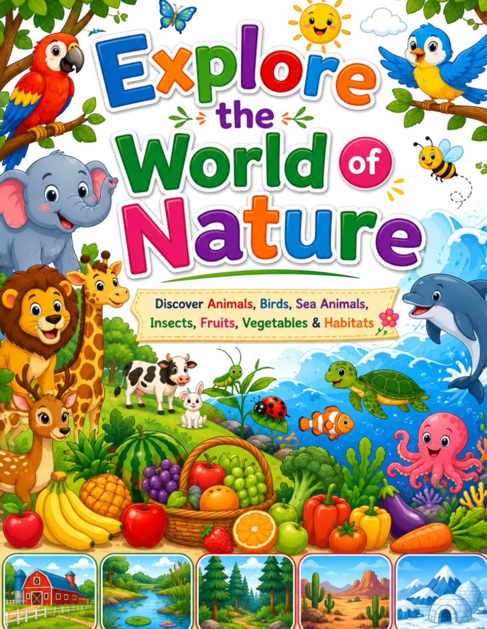 Explore the World of Nature: Discover Animals, Birds, Sea Animals, Insects, Fruits, Vegetables & Habitats