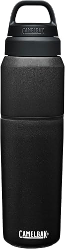 CamelBak Botella de agua y taza de viaje MultiBev - Acero inoxidable aislado