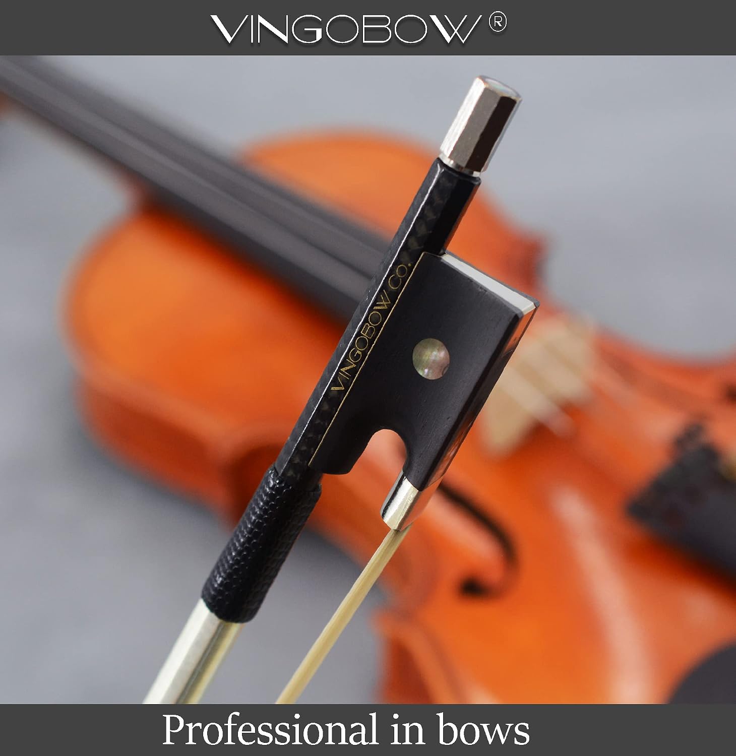New Full Size Diamond Carbon Fiber Violin Bow Pernambuco Performance Art No. 130V
