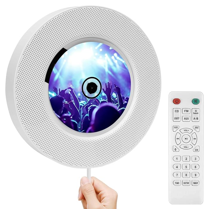 Buy 2021 Version Portable CD Player with Bluetooth, Wall Mountable CD