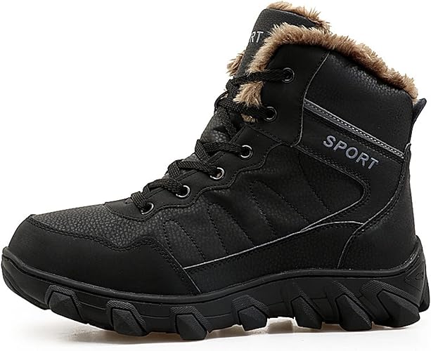 Amazon Ijge スノーシューズ メンズ 冬靴 防寒 暖かい ハイカット スノーブーツ ブラック 防水 滑り止め 雪道 アウトドア ハイキングシューズ 防寒ブーツ 防寒靴 ウィンターブーツ レースアップ 冬靴 冬用 靴 28 5cm 裏起毛 雪用 保暖 カジュアル レースアップシューズ Amazon Ijge スノーシューズ メンズ 冬靴 防寒 暖かい ハイカット スノーブーツ ブラック 防水 滑り止め 雪道 アウトドア ハイキングシューズ 防寒ブーツ 防寒靴 ウィンターブーツ レースアップ 冬靴 冬用 靴 28 5cm 裏起毛 雪用 保暖 カジュアル レースアップシューズ