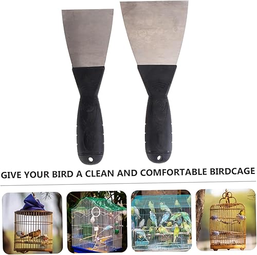 Miniatura 2 de YARNOW Palas de limpieza de jaula para pájaros, palas recogedoras de excrementos, pala de heces de gato, herramientas de gardenin, suministros para