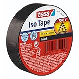 Tesa Nastro Isolante, 10M X 15Mm, Nero 10M X 15 mm Nero