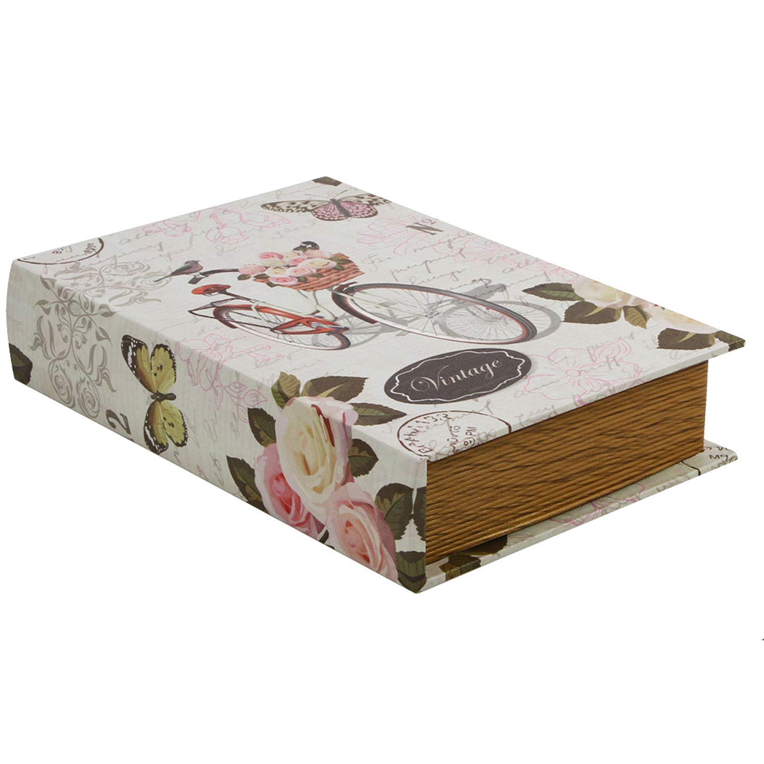 Buchbox Nostalgie Mini coffre fort secret en forme de livre ancien