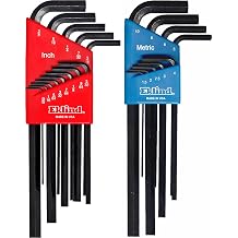 EKLIND 10222 Hex L-Key allen wrench Combo- Long Inch / MM 2 sets 22pc