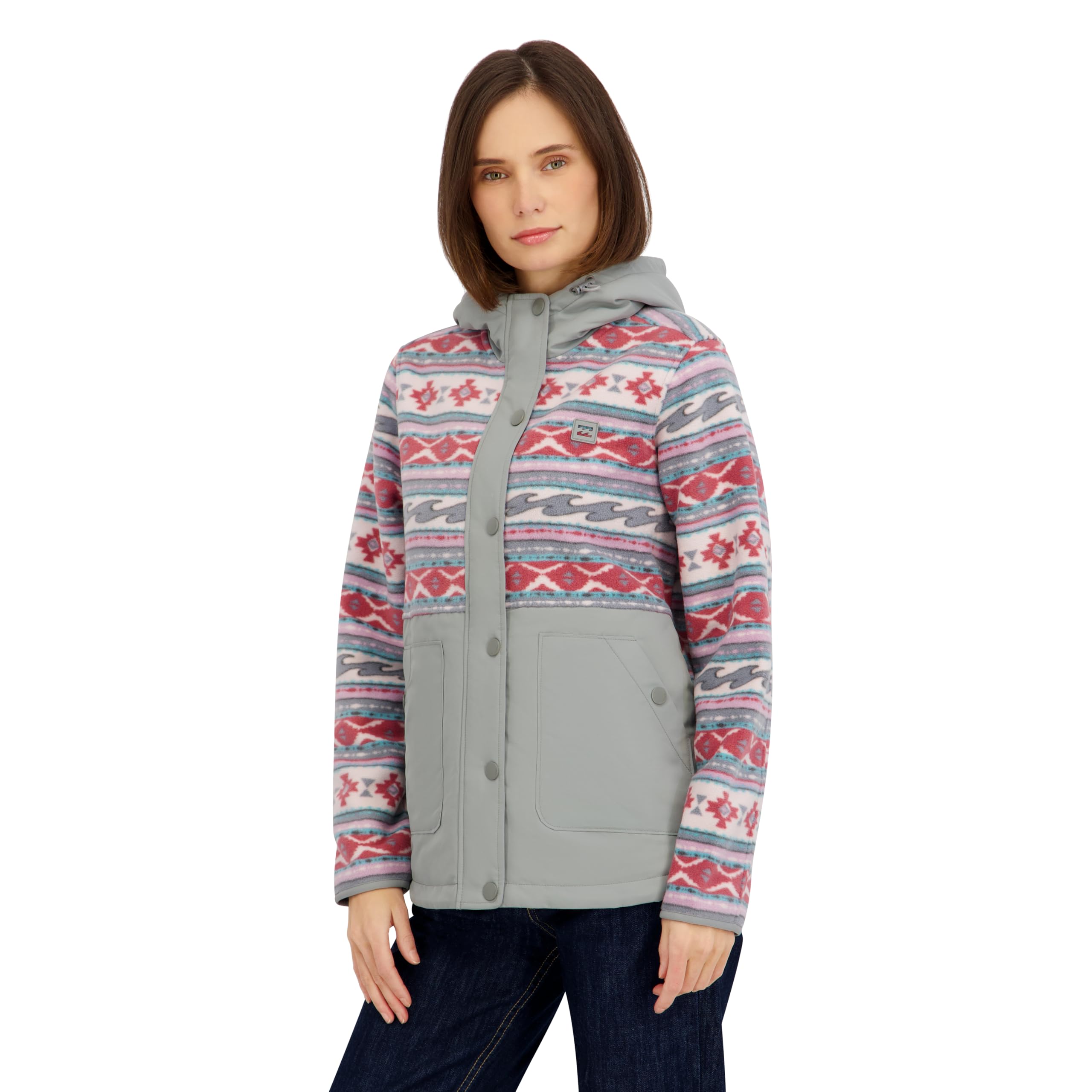 Women's Sherpa Bonded Polar Fleece Quilted Tech Jacket