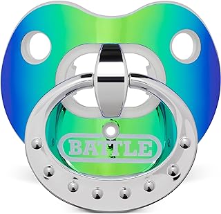 Battle Sports Binky Oxygen Football Mouthguard - Detachable Strap, Maximum Breathability, Works with Braces & No Boiling Required