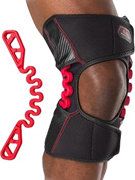 McDavid NRG Light Knee Brace Wrap w/Spring Hinges, Injury Recovery Support, Pain, Fits Left or Right Leg