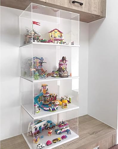 Miniatura 5 de Vitrina de acrílico transparente engrosada para Lego 75375 Millennium Falcon 75380 21319 Central Perk 42204 Coleccionables para zapatos, caja