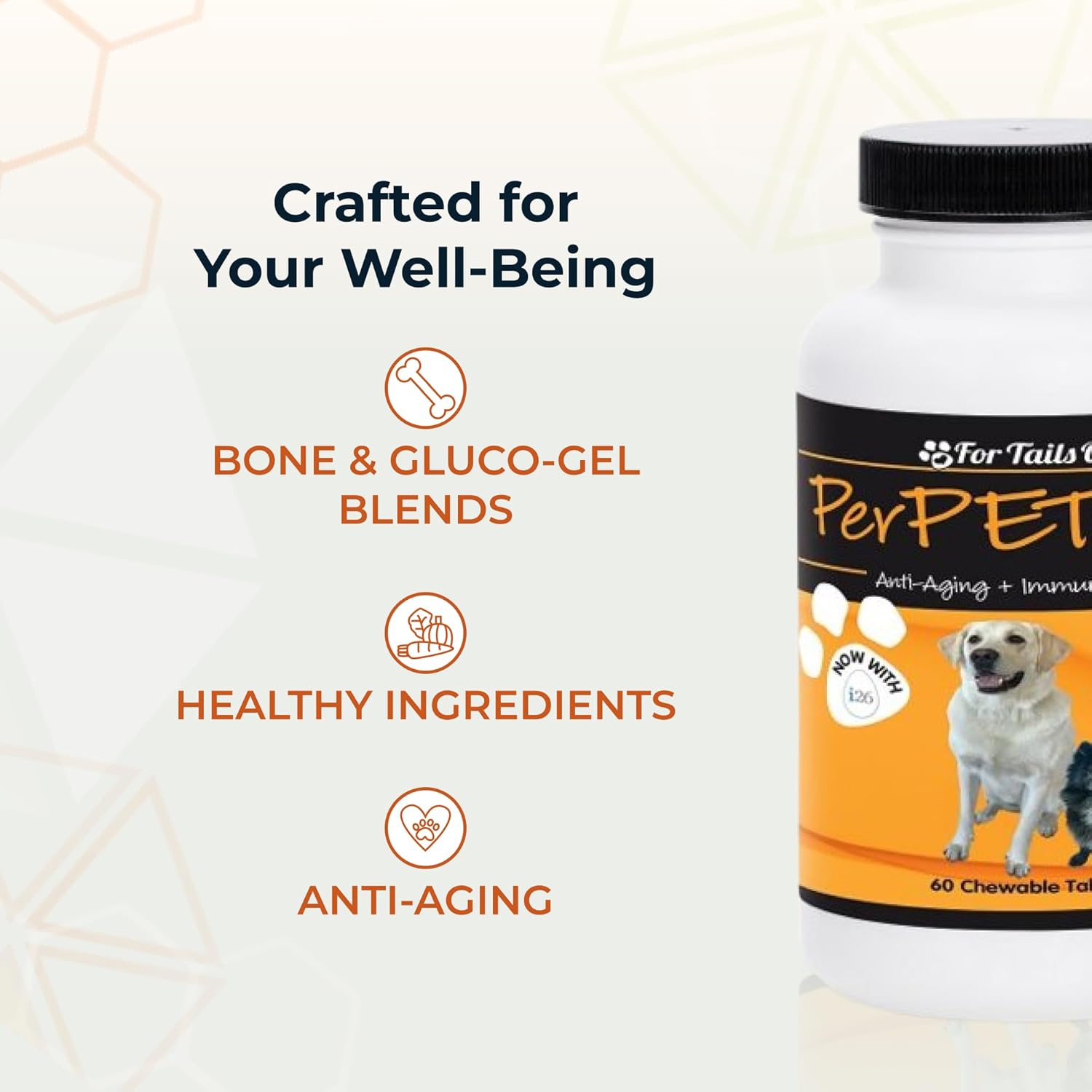 Youngevity Perpetual Plus Made-for-Pets Supplement, 60 Count (Pack of 1)