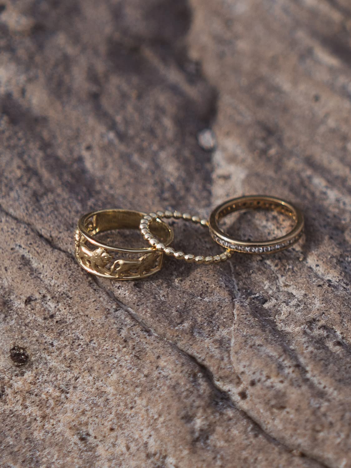 My Gold Damen Goldring Gold 333 Mit Zirkonia Echtes Gelbgold (8 Karat) Zart 3mm Damenringe Ewigkeitsring Cora MOD-07950