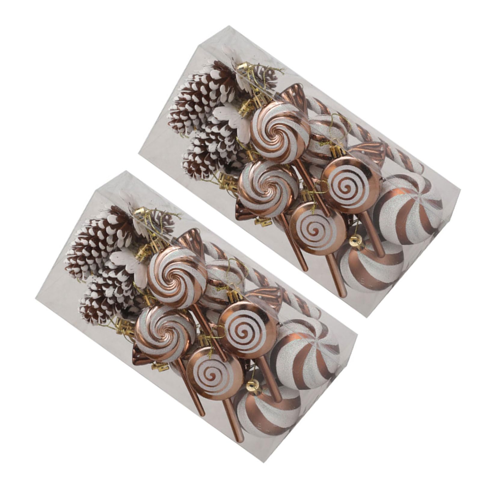 Tsophreniq Christmas Tree Hanging Embellishment Elegant Pinecone Ornament for Festival Home & Party Decoration Decorations