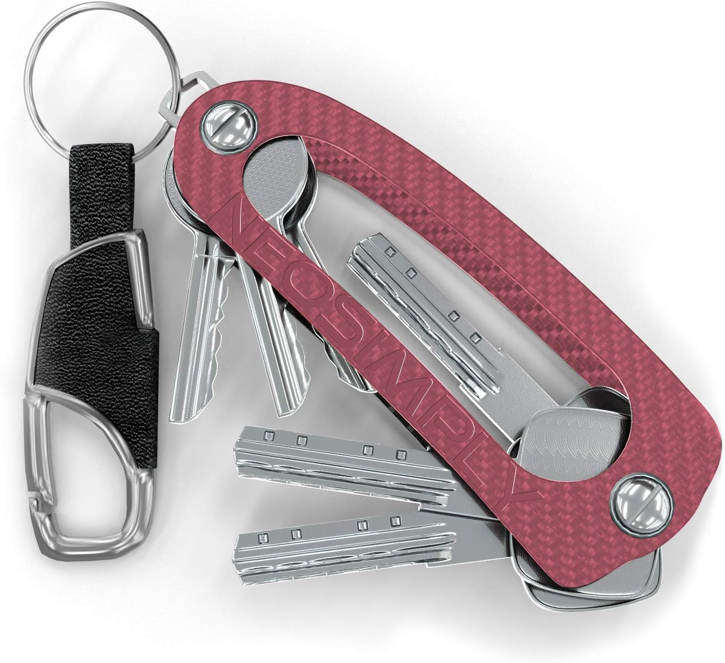 Key Holder Carbon Fiber For Women - NEOSIMPLY - PINK