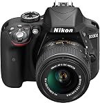 Nikon D3300 24.2 MP CMOS Digital SLR with AF-S DX NIKKOR 18-55mm f/3.5-5.6G VR II Zoom Lens (Black)