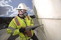 Vista 4 de GVS Elipse P100 Dust Half Mask Respirator with replaceable and reusable filters included, Blue