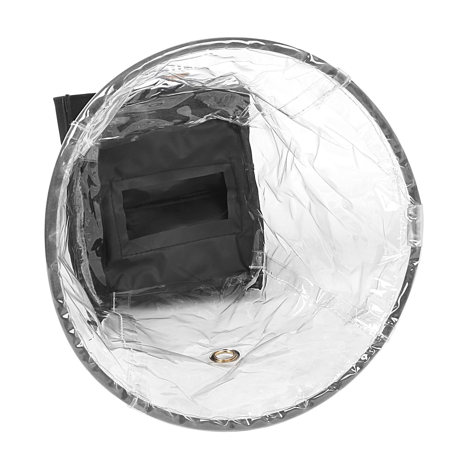 WECAN Lot de 8 housses de pluie étanches pour éclairage de scène, mini tête mobile à DEL à suspendre, accessoires étanches à la pluie et à la poussière transparents