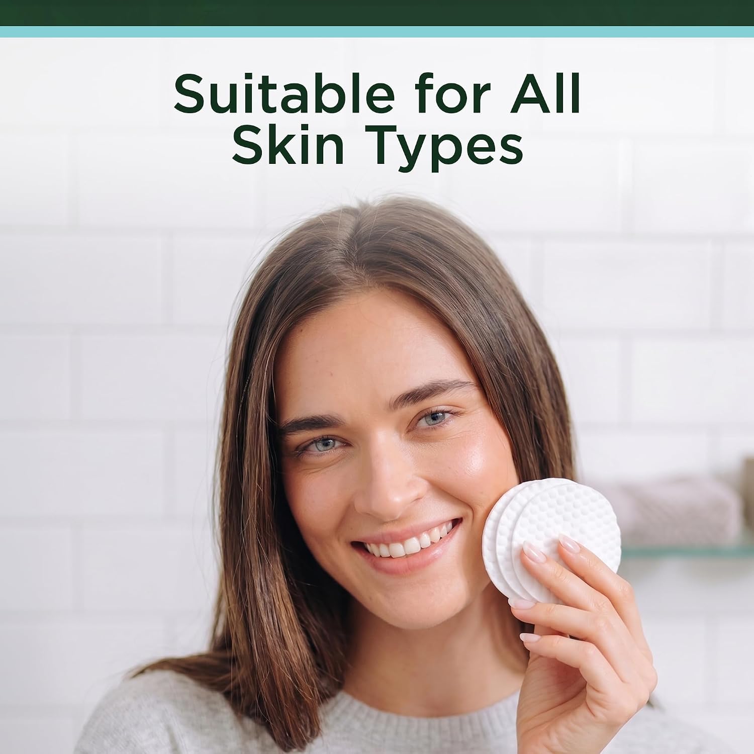 Beauty 18% Glycolic Acid Pads for Face (50 Pads) - Exfoliating Pad for Face with Witch Hazel, Vitamin C, Vitamin B5 and Vitamin E - Smooth Pore Pad Reduce Pigmentation and Fine Lines