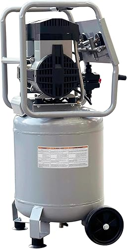 Miniatura 3 de California Air Tools 10020C 2.0 HP Ultra Quiet and Oil-Free Air Compressor, 10 Gallon Steel Tank with Wheels, 70 dBA Noise Level