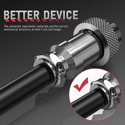 Miniatura 4 de YESWELDER Pedal de soldadura TIG, pedal de control de amplificador, compatible con TIG-200P ACDC TIG-205P YWT-200DC y otras máquinas con control de