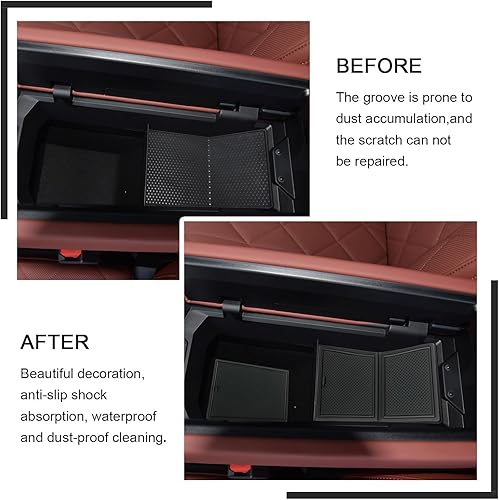 Vista 25 de YEE PIN Supra - Alfombrillas antideslizantes para Supra (J29/DB) 2020 2021 2022, alfombrillas para guantera, alfombrillas para Supra 2020, 2021