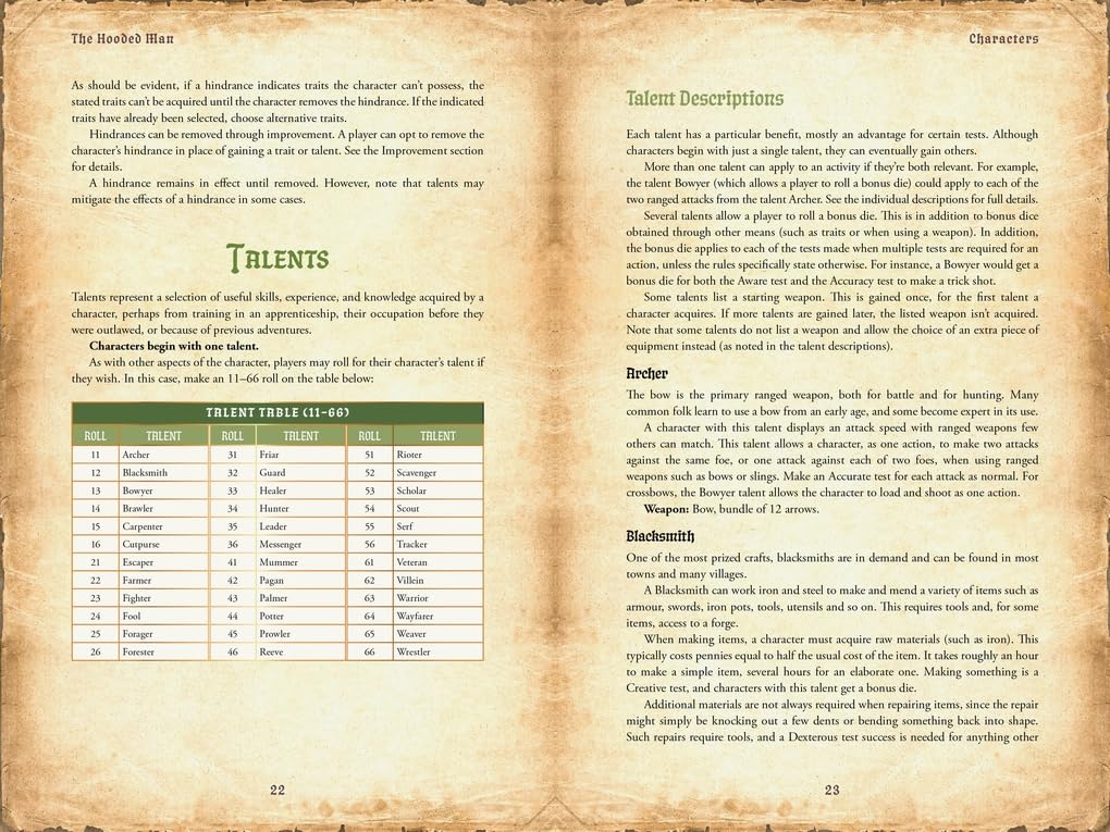 The Hooded Man: A Roleplaying Game of Medieval Outlaws (Osprey Roleplaying)      Hardcover – December 16, 2025