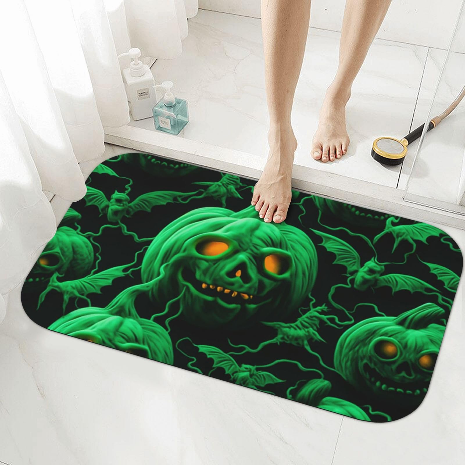 Tapis de bain en terre de diatomée idéal pour cadeau déco Halloween