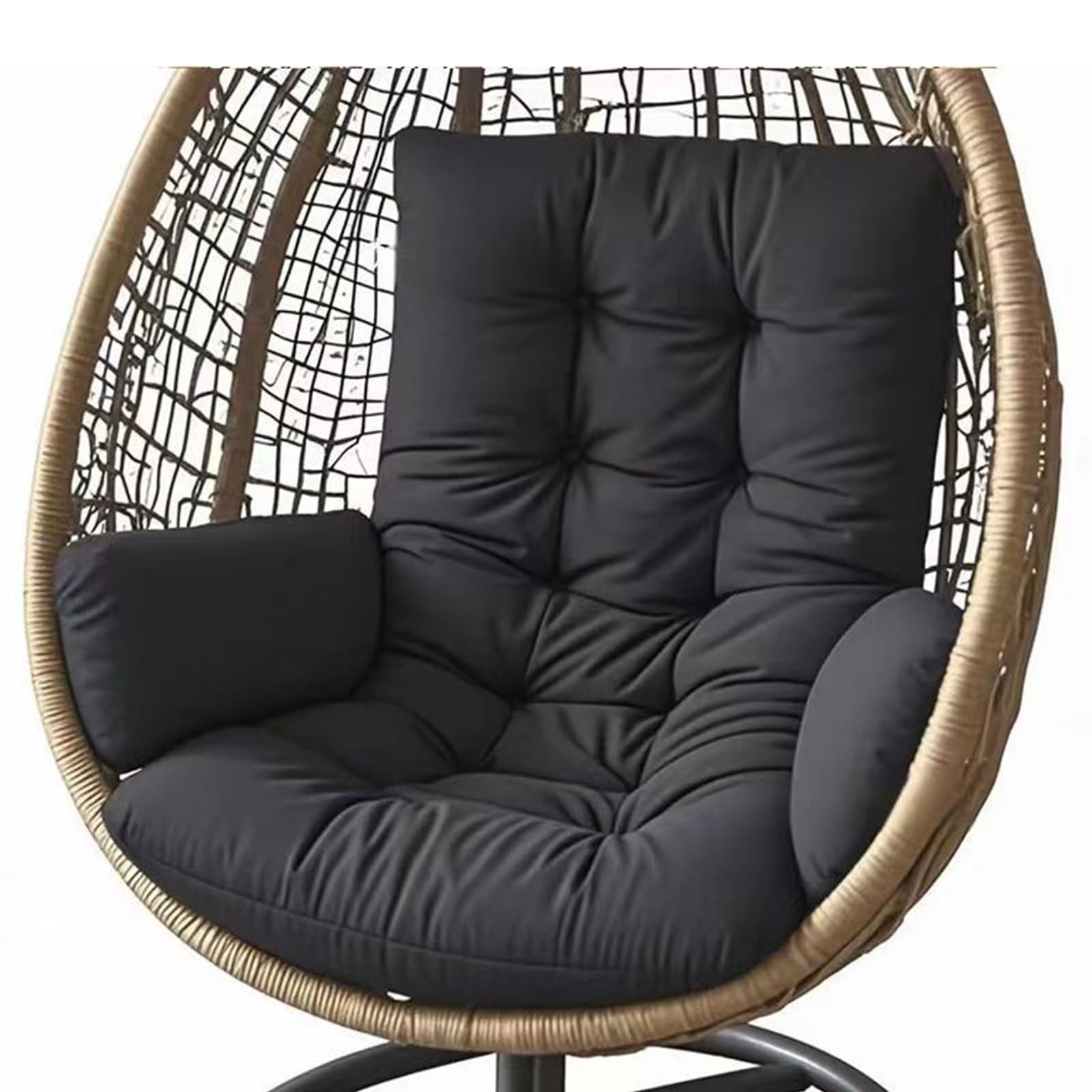 Coussin de fauteuil suspendu Imperméable Lavable, Oreillers De Oeuf balancelle suspendue, Coussin de jardin pour chaise à bascule, Pour Terrasse Et Balcon, Chaises Suspendues, Paniers Suspendus(K)