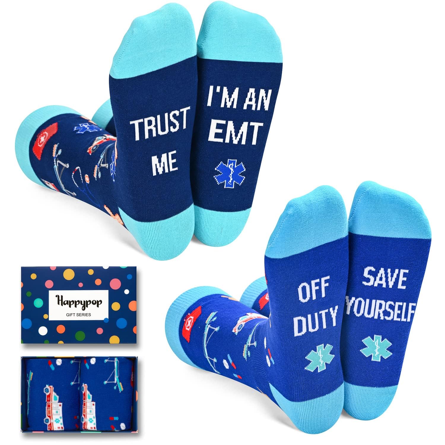 HAPPYPOP Gifts For Emt Nurse Doctor - Veterinarian Vet Tech Gift, Doctor Nurse Socks