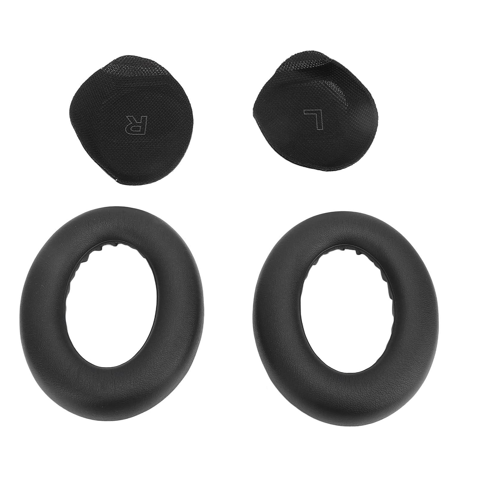 Almohadillas de Repuesto para Auriculares, de Cuero proteico Suave, Espuma viscoelástica de Alta Densidad, Almohadillas elásticas para los oídos, Aislamiento de Sonido, cómodas